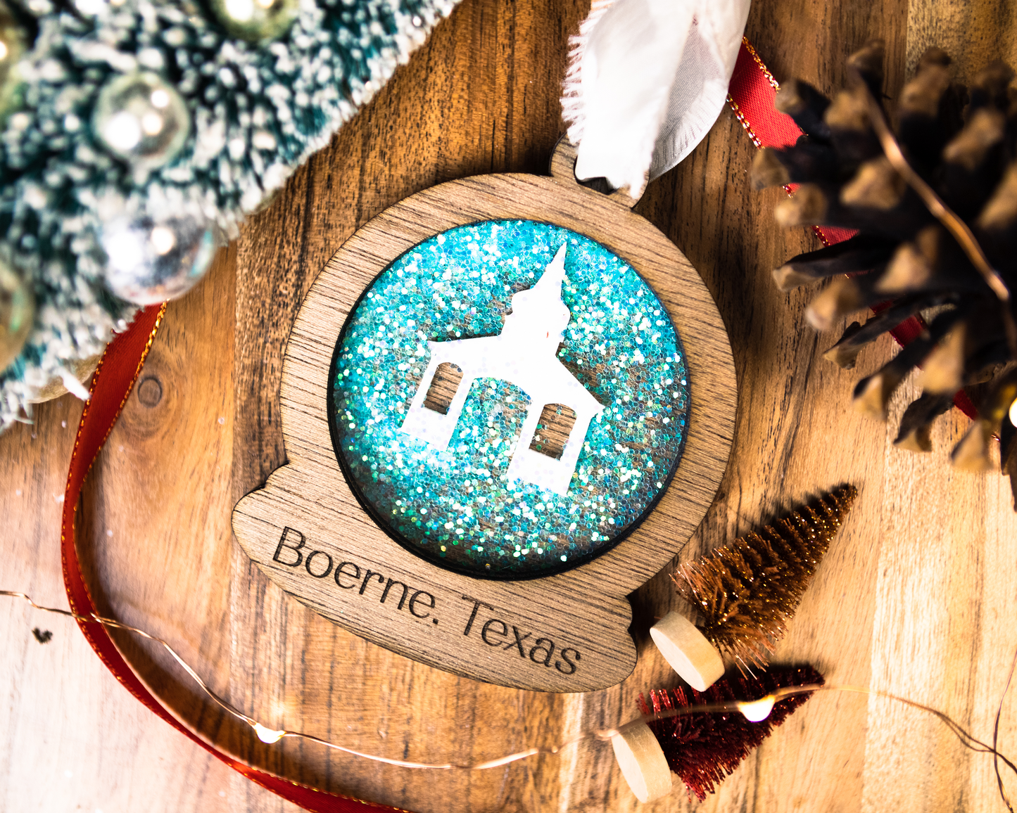 Let It Snow Christmas Ornament - Boerne