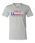 Ladies of Liberty logo tee shirt | Women's firearm group | Boerne, San Antonio, Texas Hill Country | Custom apparel from The Branded Iron
