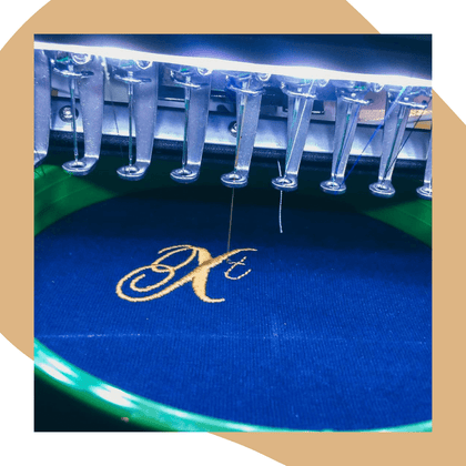 Custom embroidery services from The Branded Iron - Boerne small business screen printing embroidery and engraving | custom business products with your brand and logo